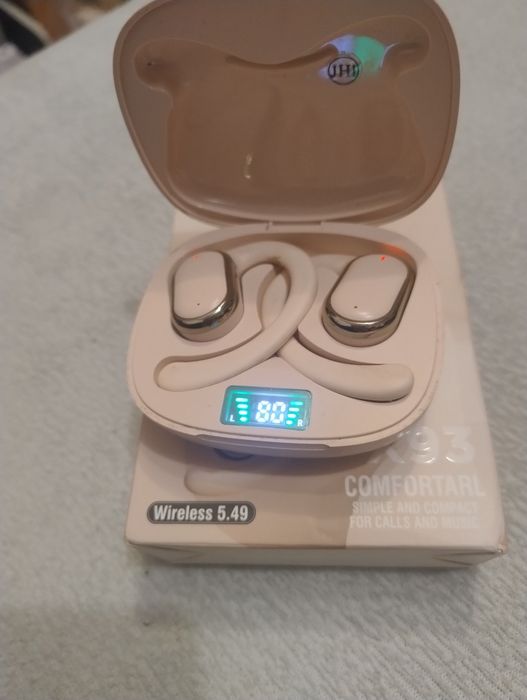 Căști Wireless Sport X93 Comfortarl (Noi, Bluetooth, Afișaj LED)