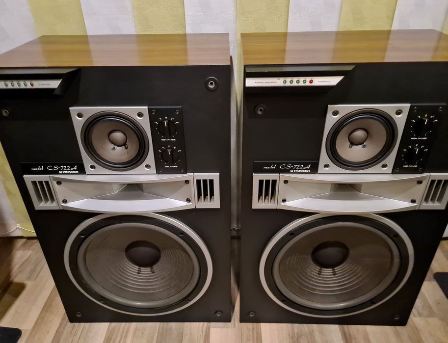 BOXE*PIONEER CS-722A*Rarități Legendare*Vu-metre(jbl b&w kef hpm l 100