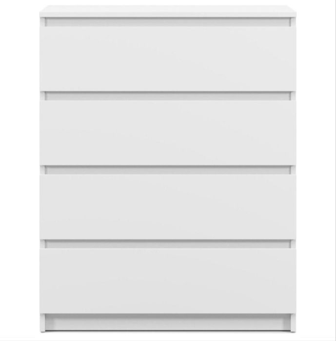 Белый комод 4 ящика, 80×42×92 см