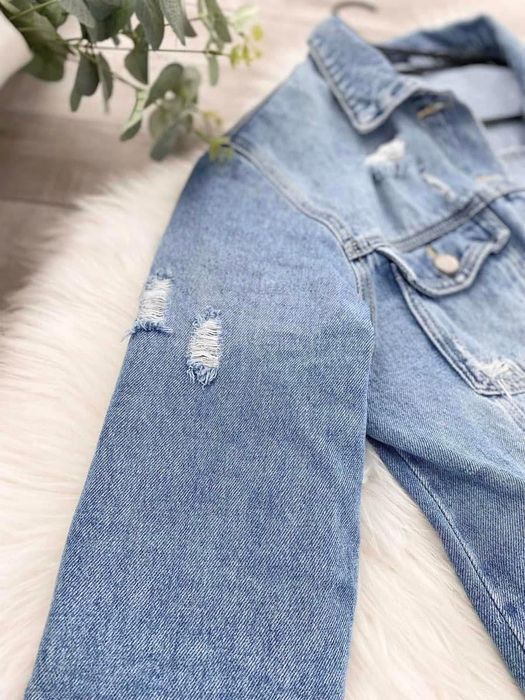 Дамско дънково яке