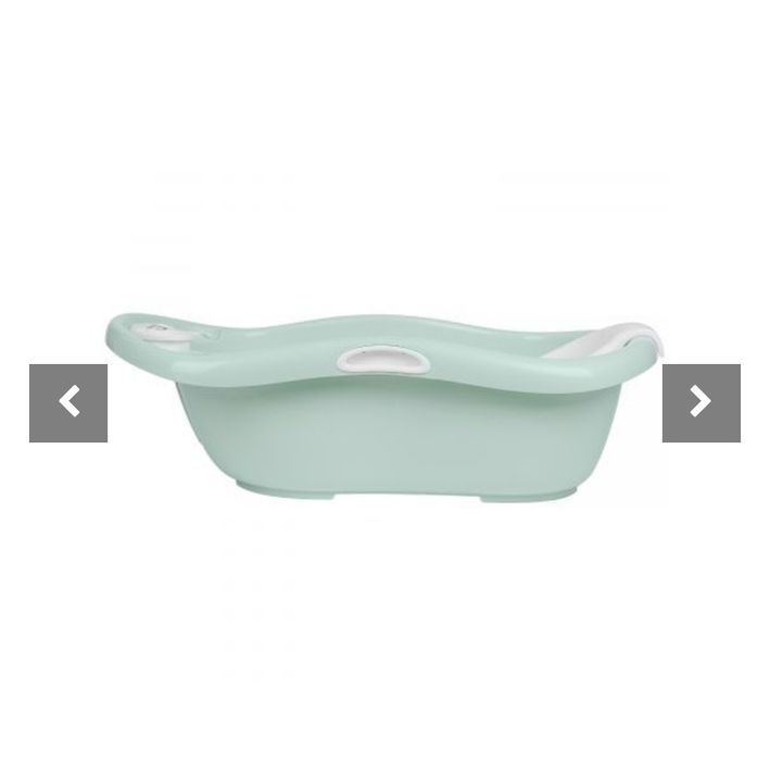 Kikkaboo Вана корито за бебе Lavera Mint с вграден термометър и подлож