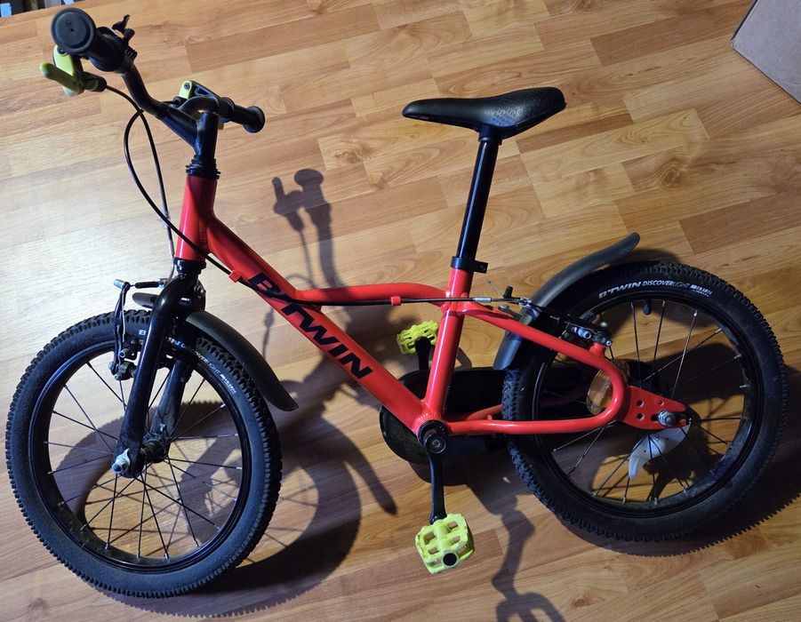 Vand bicicleta B'TWIN 16 INCH 4-6 ANI 900 RACING ROȘU
