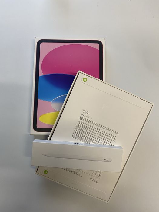 iPad A16 128gb 2025 Pink / Blue, NOU, nefolosit + pencil optional