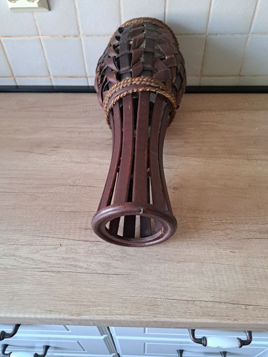 Vaza decorativa ratan sau bambus
