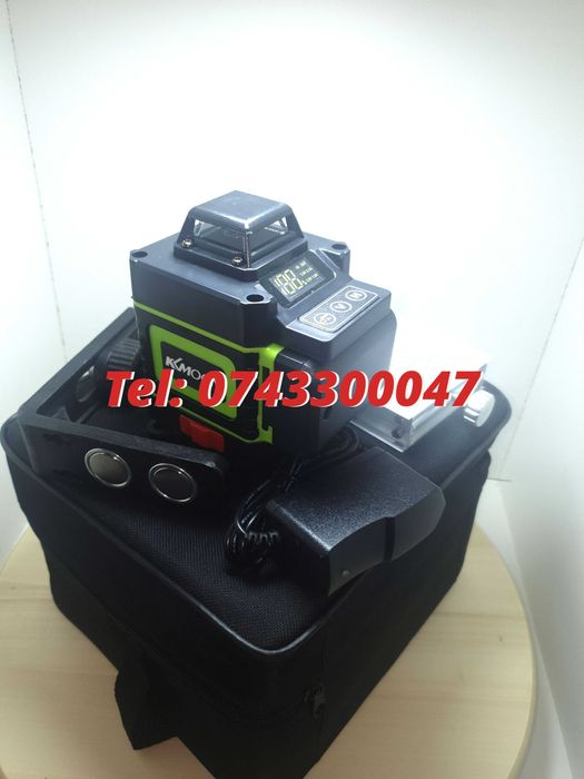 Nivela Autonivela Laser Profesionala 360grade 4d 16linii Lumina Verde