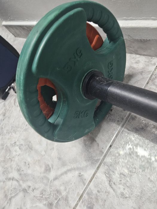 Set bara si greutati body pump
