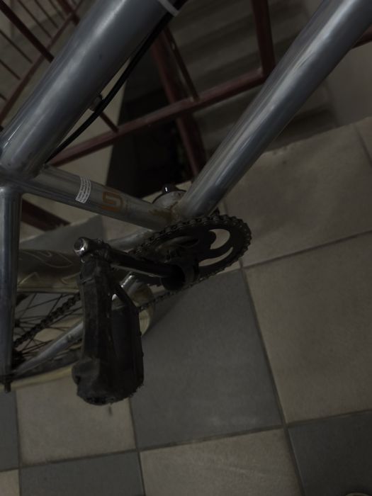 Бмх серый с аморт вилкой дерт