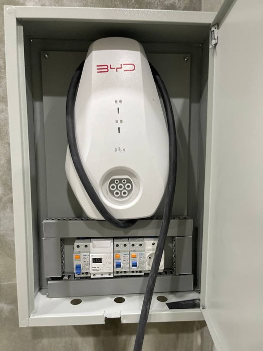 Установка электромобиль зарйадчик