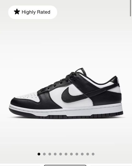 Nike low dunk panda