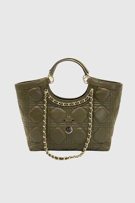 НОВО! ЛИКВИДАЦИЯ! Капитонирана дамска чанта Silver&Polo