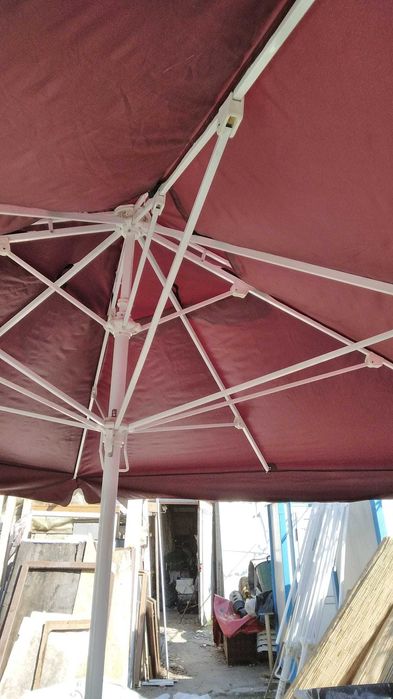 UMBRELA terasa profesionala noua 3,5 m x3,5 m/ Prelata umbrela terasa