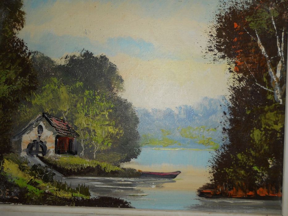 Pictura in ulei pe panza!