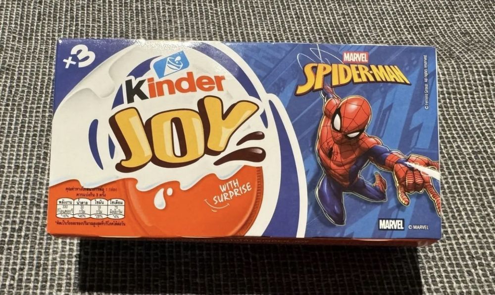 Kinder joy spider man человек паук