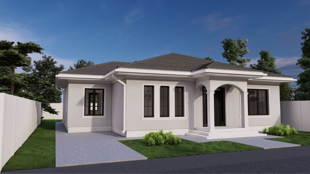 Casa de lux, gaze, canalizare, apa, curent. 165mp construiti