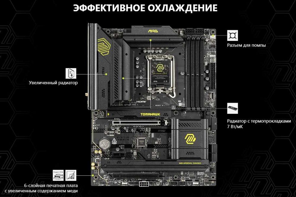 Материнская плата MSI MAG B860 Tomahawk WiFi