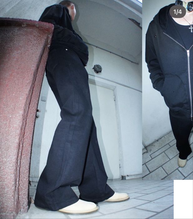 Клещ джинсы унисекс