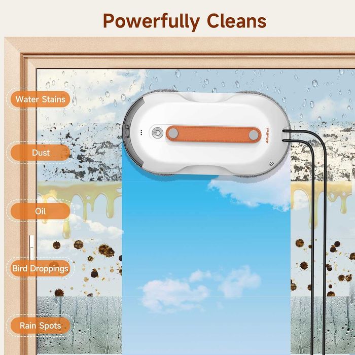 Робот за почистване на прозорци AlfaBot X7Pro,Гаранция
