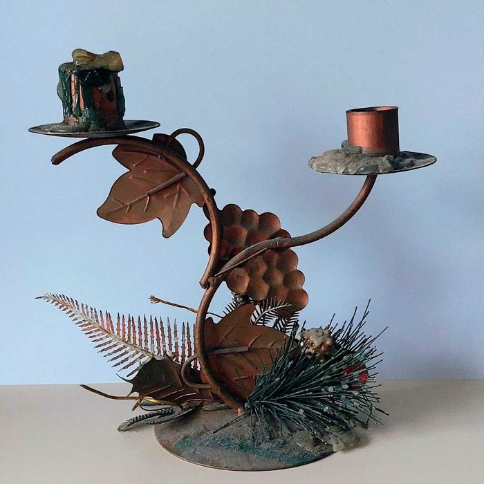 Подсвечник 19 века Антиквариат