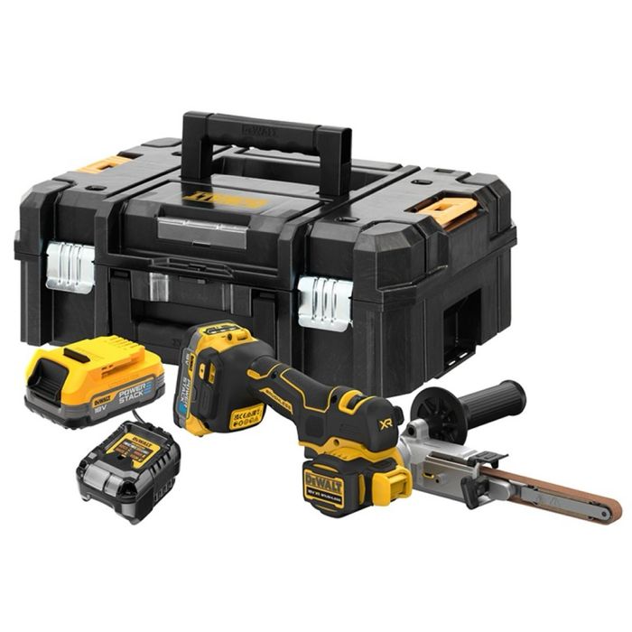 Акумулаторен Лентов Шлайф DeWALT DCM200E2T 18V