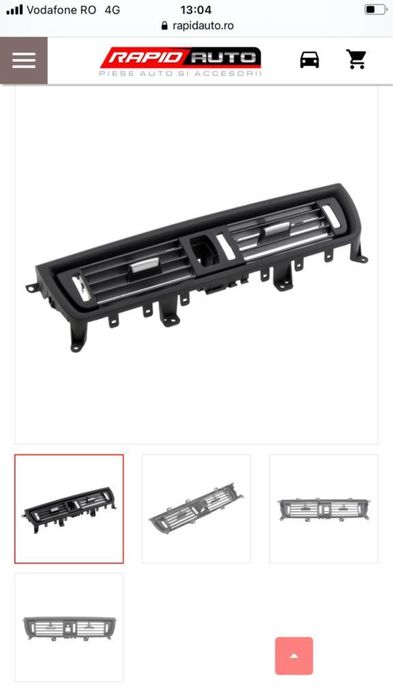 Grila centrala ventilație bord Crom Bmw f10 f11 f12 f18 stanga dreapta