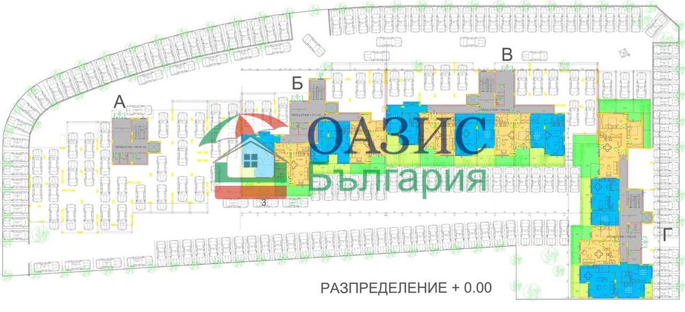 Апартамент с 1 спалня и двор (18 кв.м.) в комплекс "Forest View", ж.к. Меден Рудник, зона Д, Бургас, 63.55 кв.м.,