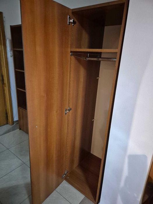 Mobila hol / bibliotecă Neoset din lemn – stare foarte bună