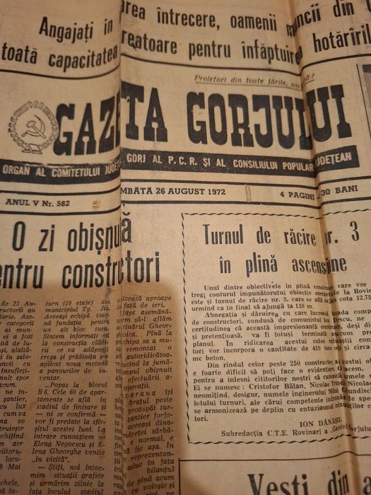 Lot ziare comuniste din 1971-1972