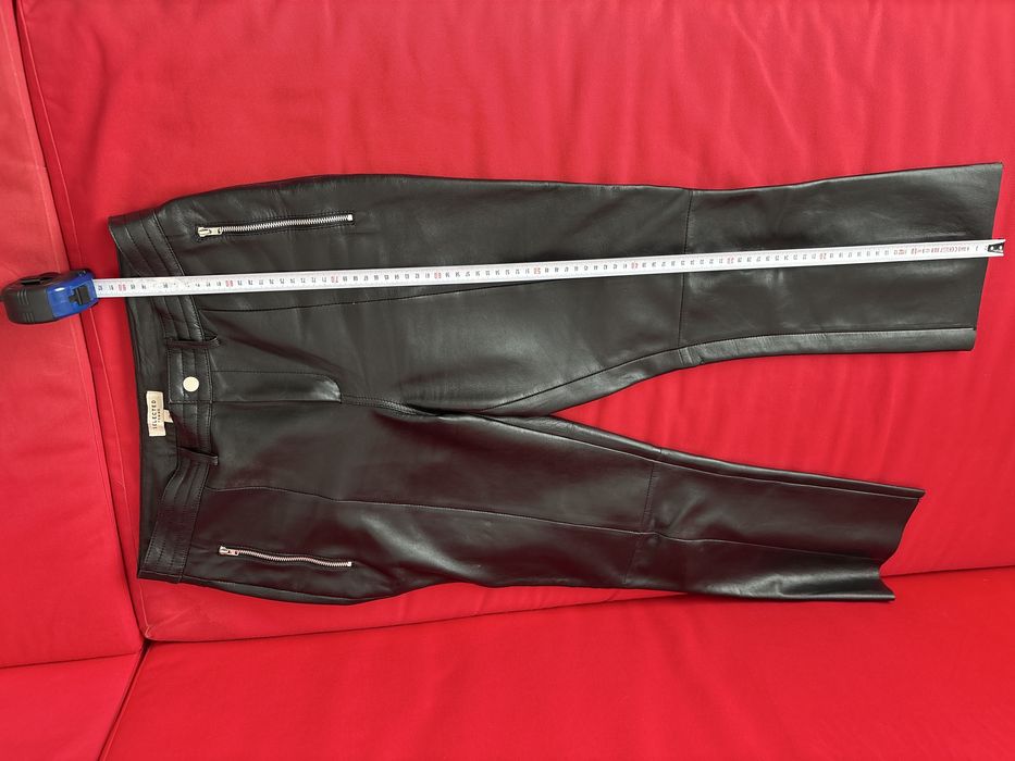 Pantaloni dama Selected 38 piele naturala