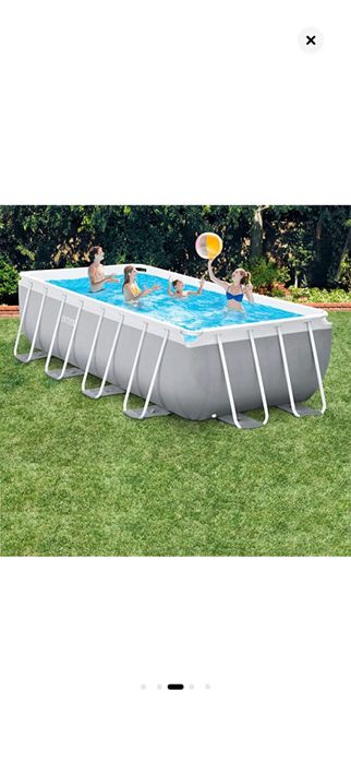 Vand Piscina Intex  488x244xH 107cm pompa scara si prelata Ca Noua!!