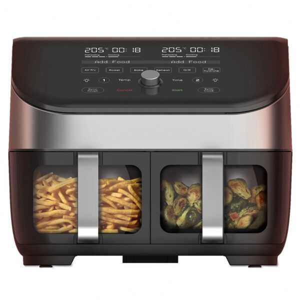 Еър Фрайър Instant Vortex Plus Dual ClearCook Air Fryer 7.6L - ИНОКС