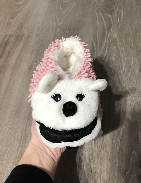 Botosi de casa copii marime 28 papuci de casa roz 28