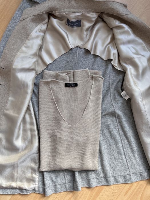 Страхотно елегантно вълнено палте л/тренч White Label