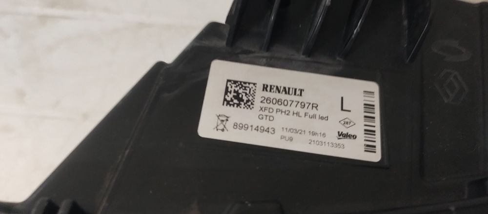 Far stanga Renault Talisman Full led Matrix vision cod 260607797R