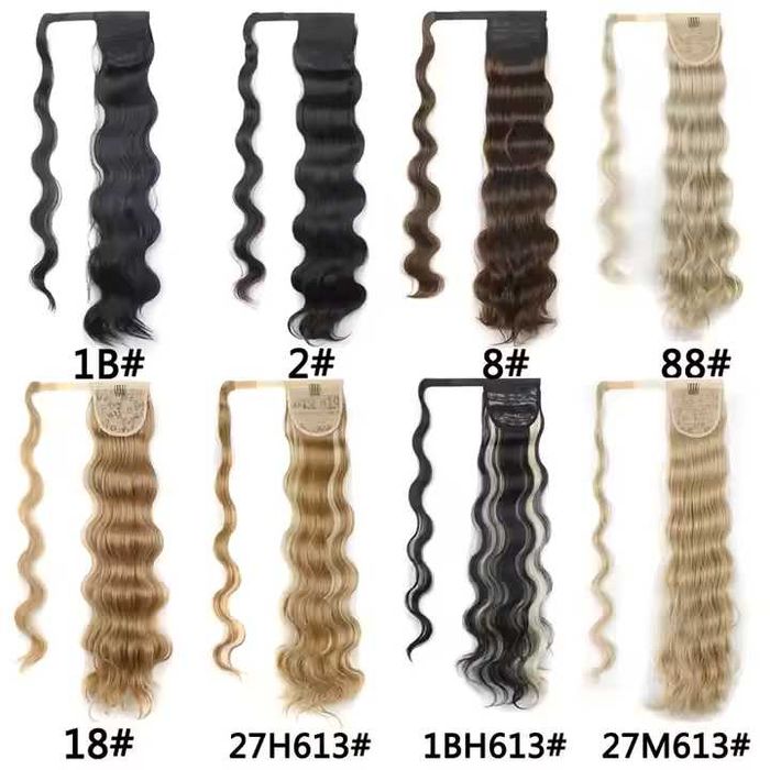 Extensie de par: Coadă Body Wave 24" 100g – Culori Variate