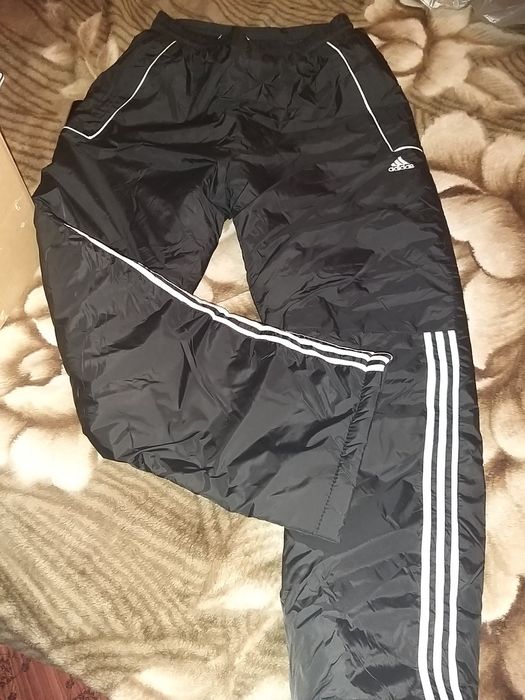 Утеплённые болоневые брюки