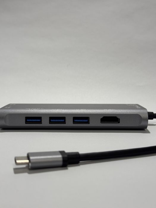 Adaptor LMP USB-C Mini Dock, HDMI, USB 3.0, Ethernet, SD/MicroSD,USB-C