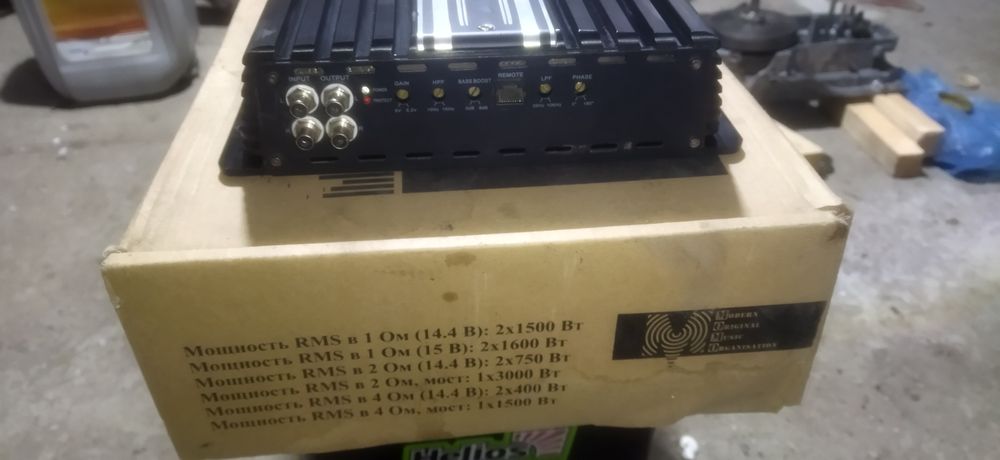 Продам мощный усилитель 2х1500