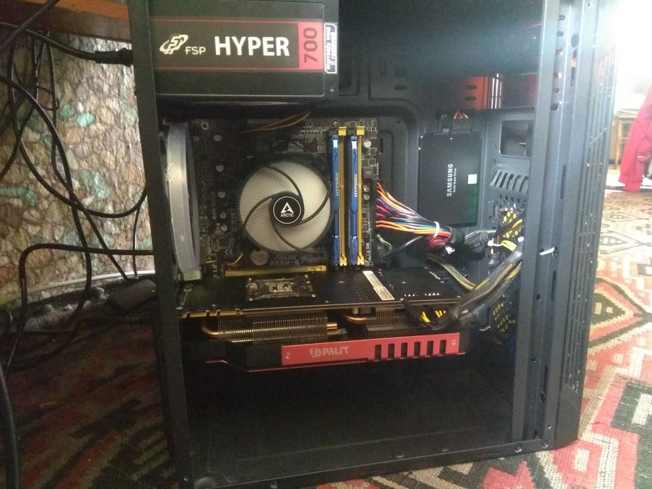 ГеймингPC i7 4790S-4с8т/GTX 980-4gb/16gbDDR3/500ssdSamsung Evo860/700PSU