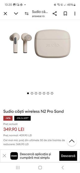 Căști wireless sudio
