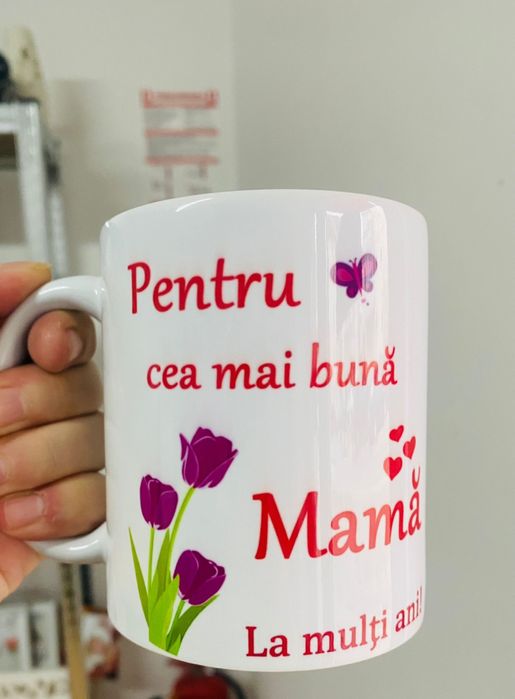 Cana cu mesaj pentru mama 8 martie