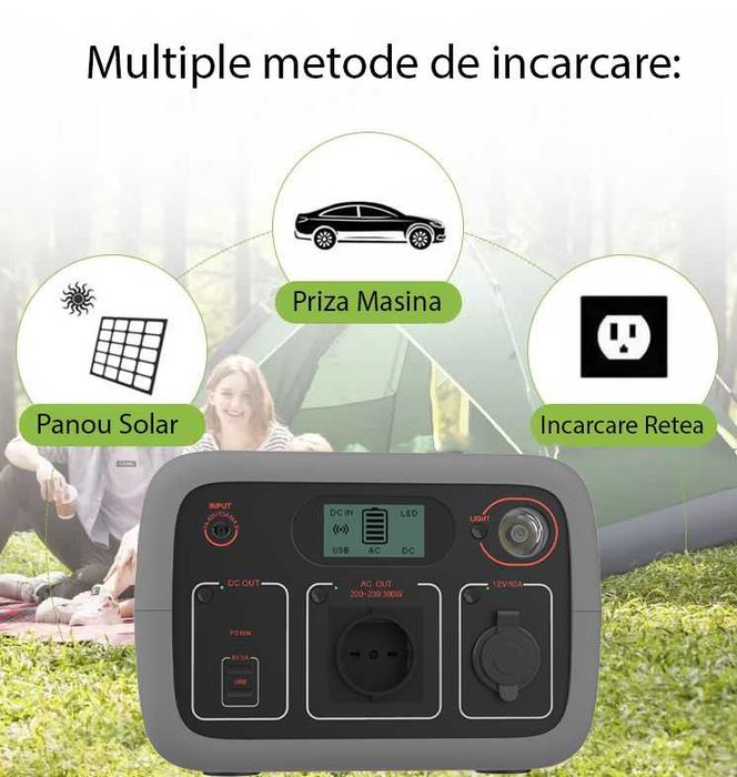 Power bank BLUETTI, 96000mAh, 300W AC, camping