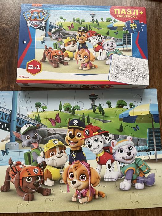 Пазлы макси 24 элемента (4 шт)