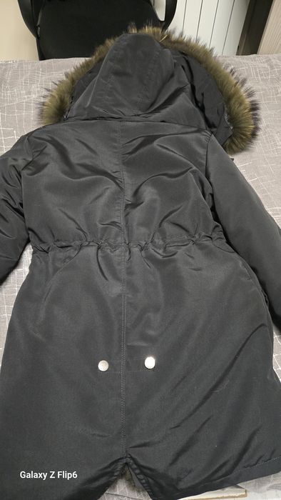 Дамска парка с естествен косъм