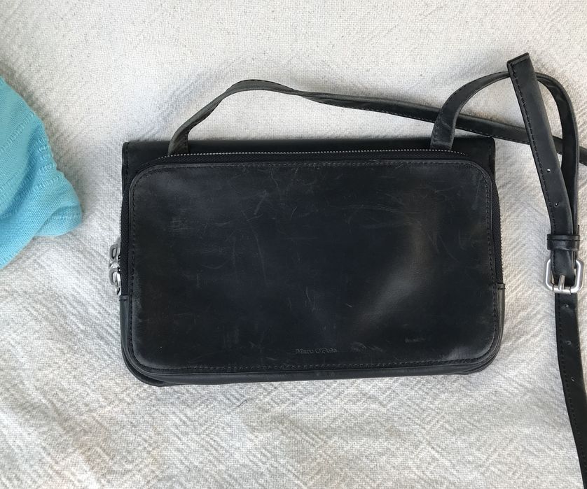 Малка кожена чанта Marc O’Polo