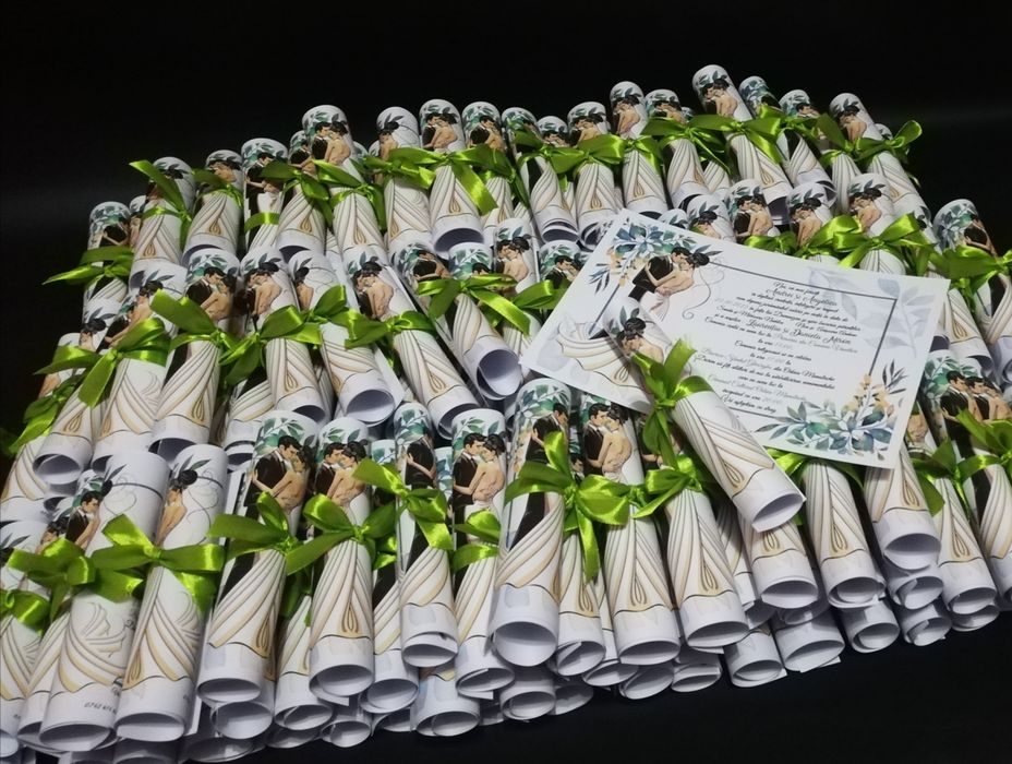 Invitații pentru nuntă, botez sau 2 în 1