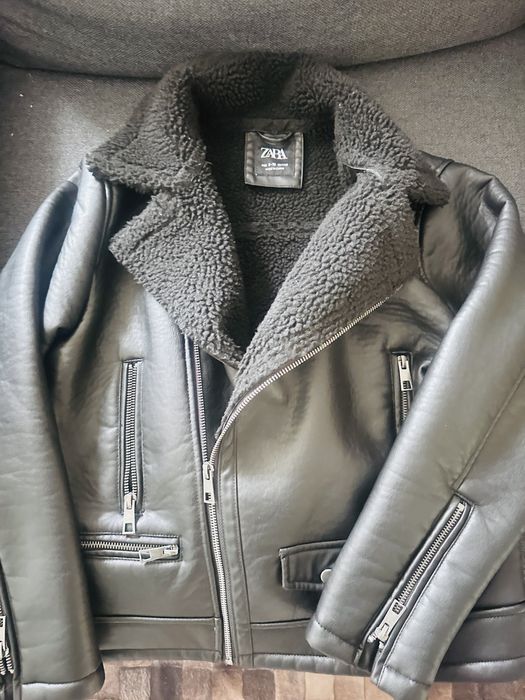 Zara детско кожено яке