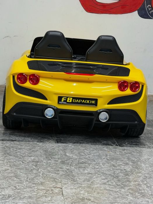 Детский электомобиль Феррари Ф8| двухместный| 24вольт х2| доставка