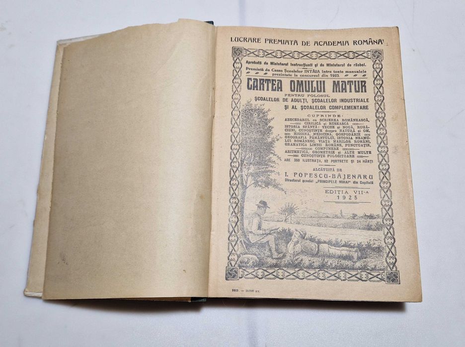 Cartea omului matur – I. Popescu-Băjenaru (1925) – ediție veche