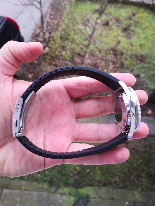 Ceas automatic Seiko Mod Prospex Diver's retro - modern curea FKM