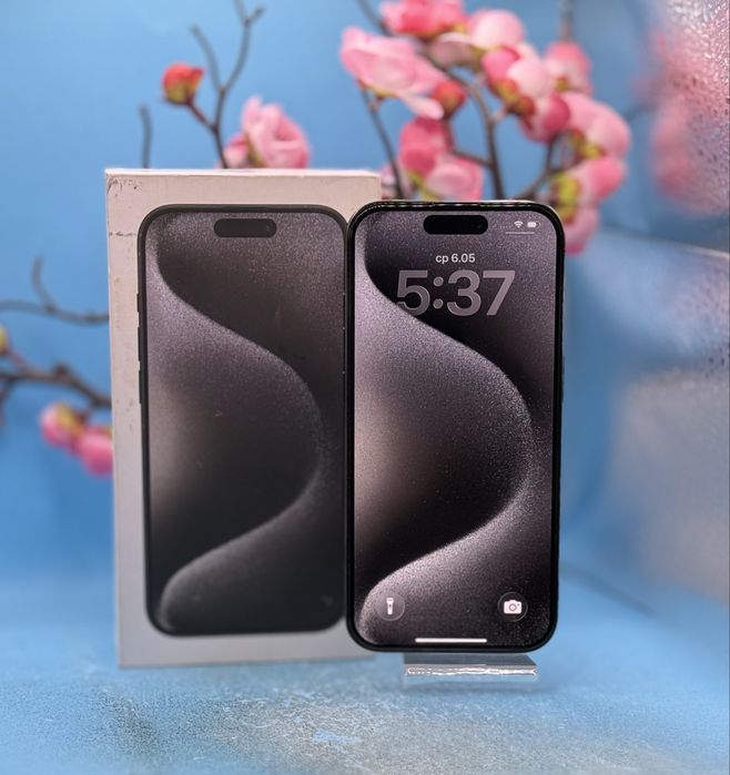Apple iPhone 15 Pro, 128GB, 5G, Black Titanium